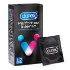 Durex Perfomax Intense Προφυλακτικά Με Κουκκίδες, Ραβδώσεις και Επιβραδυντικό Τζελ, 12τεμ