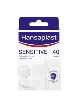 Hansaplast Sensitive Επιθέματα πολύ Φιλικά με την Επιδερμίδα & Υποαλλεργικά, 40τεμ