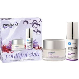 Panthenol Extra Youthful Skin Promo Day Cream SPF15 Ενυδατική Κρέμα Ημέρας, 50ml & Face & Eye Serum Αντιρυτιδικός Ορός Προσώπου, 30ml, 1σετ