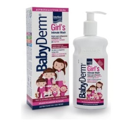 BABYDERM GIRLS Υγρό Καθαρισμού Ευαίσθητης Περιοχής Κοριτσιών, 300 ml
