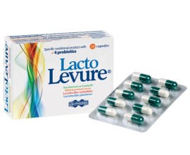 Uni Pharma Lacto Levure Τρόφιμο ειδικής διατροφής με 4 προβιοτικά, 10 caps