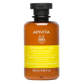 Apivita Frequent Use Shampoo Απαλό Σαμπουάν για Καθημερινή Χρήση με Χαμομήλι & Μέλι, για Όλους τους Τύπους Μαλλιών, 250ml