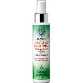 Garden Hair and Body Mist Spray with Fig Extract Travel Size 100ml - Powerful Ginger Ενυδατικό Mist Μαλλιών, Σώματος με Εκχύλισμα Σύκου & Άρωμα Ginger