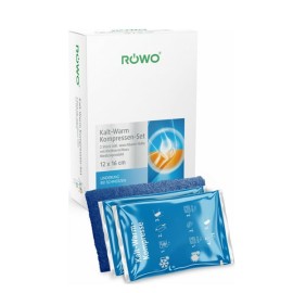 Rowo Σετ Κομπρέσες Κρυοθεραπείας/ Θερμοθεραπείας με Velcro και Ελαστική Ταινία Στερέωσης 12x16cm, 2τεμ