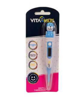 Vita Kids Ψηφιακό Θερμόμετρο για Όλη την Οικογένεια Γαλάζιο , 1 τεμάχιο