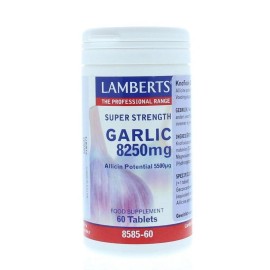 Lamberts Garlic 8250mg Συμπλήρωμα Διατροφής με Σκόρδο, 60tabs