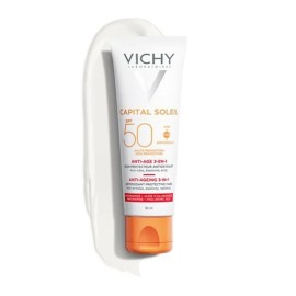 Vichy  Capital Soleil Anti-Age 3-σε-1 SPF50 Υψηλή Προστασία κατά των Ρυτίδων, 50ml