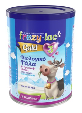 Frezylac Gold 3 Πίνω & Μεγαλώνω Βιολογικό Ρόφημα Γάλακτος από τον 10ο Μήνα, 400g