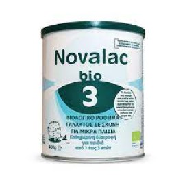 Novalac Bio 3 Βιολογικό Ρόφημα Γάλακτος σε Σκόνη για Μικρά Παιδιά από 1 ως 3 Ετών, 400g