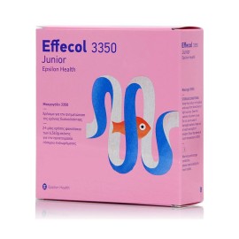 Epsilon Health Effecol 3350 Junior Μακρογόλη για την αντιμετώπιση της δυσκοιλιότητας, 24 φακελίσκοι