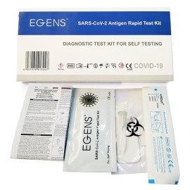 Egens SARS-CoV-2 Antigen Rapid Test Kit Τεστ Ανίχνευσης Αντιγόνου Covid-19, 1τεμ