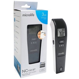 Microlife NC 150 BT Non Contact Thermometer Black Ψηφιακό Θερμόμετρο