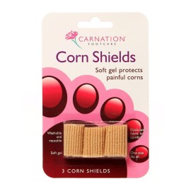 Carnation Corn Shields, Επιθέματα για Κάλους Επενδυμένα & Ενισχυμένα με Polymergel για Μέγιστη Προστασία , 3 τεμάχια