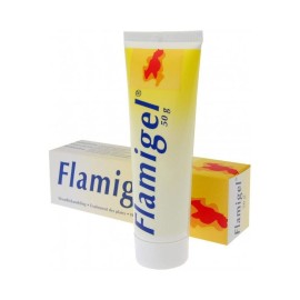 Flamigel, Υδροενεργό επίθεμα, σε μορφή gel, ιδανικό για την αντιμετώπιση πληγών και εγκαυμάτων, 50gr