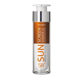 Frezyderm Sun Screen Vitamin D Like Skin Benefits Fluid to Powder SPF50+ Αντιηλιακή Υγρή Κρέμα με Πολύ Υψηλή Προστασία, 50ml