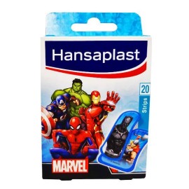 Hansaplast Junior Marvel , Πολύχρωμα και Ανθεκτικά Στο Νερό 20τμχ