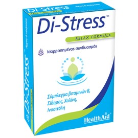 Health Aid Di-Stress Relax Formula Ισορροπημένος Συνδυασμός για Μείωση Άγχους & Κόπωσης, 30tabs