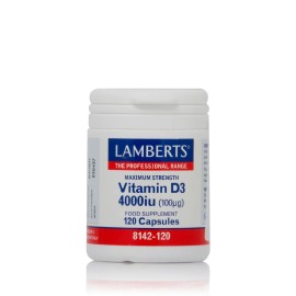 Lamberts Vitamin D3 4000iu (100μg), 120caps