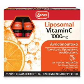 Lanes Liposomal Vitamin C 1000mg Συμπλήρωμα Διατροφής για το Ανοσοποιητικό 10x10ml