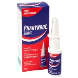 Pharyndol Sinus Ρινικό Εκνέφωμα για την Ιγμορίτιδα Περιέχει 100% φυσικά συστατικά, 15ml