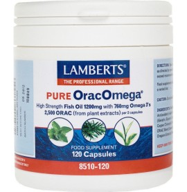 Lamberts Orac Omega Pure με Ωμέγα 3 για τη Διατήρηση της Υγείας της Καρδιάς & της Κινητικότητας των Αρθρώσεων,120caps