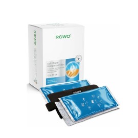 Rowo Σετ Κομπρέσες Κρυοθεραπείας/ Θερμοθεραπείας με Velcro και Ελαστική Ταινία Στερέωσης 12x29cm, 2τεμ