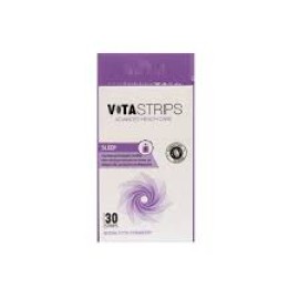 Vitastrips SLEEP συμπλήρωμα διατροφής που βοηθάει στην καλύτερη ποιότητα του ύπνου, 30τεμ