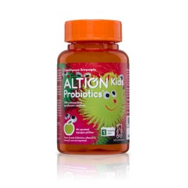Altion Kids Probiotics Συμπλήρωμα Διατροφής με προβιοτικά από 4 είδη γαστροανθεκτικών στελεχών, 60 ζελεδάκια