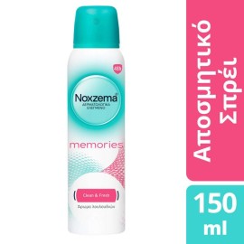 Noxzema Memories Clean & Fresh Αποσμητικό Spray Σώματος 48ωρης Προστασίας Με Άρωμα Λουλουδιών 150ml
