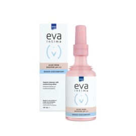 Intermed Eva Intima Aloe Vera Douche pH 4.2 Κολπική Πλύση με Εκχύλισμα Αλόης για Καθαρισμό & Ενυδάτωση του Κόλπου, 147ml