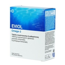 Eviol Omega 3 Συμπλήρωμα Ωμέγα 3, 30 caps