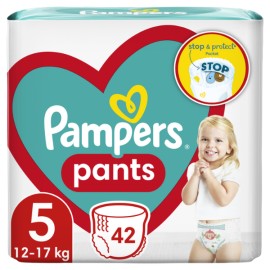 Pampers Pants Maxi Pack No.5 (Junior) 12-17kg Βρεφικές Πάνες Βρακάκι, 42τεμ