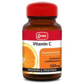 Lanes Vitamin C 500mg, Βιταμίνη C για Τόνωση του Ανοσοποιητικού, 30tabs