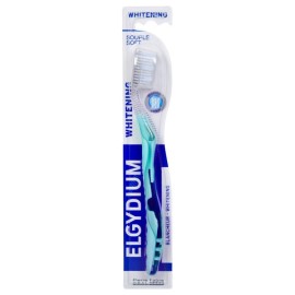 Elgydium Whitening Soft Οδοντόβουρτσα που Απομακρύνει τις Χρωστικές Ουσίες από τα Δόντια, Μπλε 1 τεμάχιο