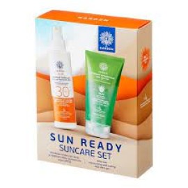 Garden Promo Sun Ready Face and Body Sun Spray Set SPF30 150ml + Aloe Vera Cooling Gel With Organic Aloe 150ml