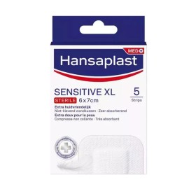 Hansaplast Sensitive Sterile XL Επιθέματα (6x7cm), 5τεμ