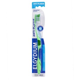 Elgydium Anti-plaque Soft Μαλακή Οδοντόβουρτσα Ενηλικών κατά της Οδοντικής Πλάκας,Πράσινο 1τεμάχιο