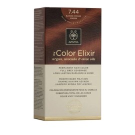 Apivita My Color Elixir Μόνιμη Βαφή Μαλλιών No 7.44 Ξανθό Έντονο Χάλκινο, 1 τεμάχιο