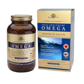 Solgar Wild Alaskan Full Spectrum Omega Συμπλήρωμα Διατροφής με Ωμέγα Λιπαρά Οξέα (Ω3, Ω5, Ω6, Ω7 & Ω9) για την Καλή Υγεία του Εγκεφάλου & του Καρδιαγγειακού Συστήματος, 120softgels