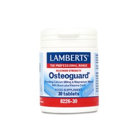 Lamberts Osteoguard Ασβέστιο & Μαγνήσιο σε αναλογία 2 για Υγιή Οστά, 30tabs