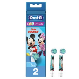 Oral-B Stages Power Mickey Ανταλλακτικά για Ηλεκτρική Παιδική Οδοντόβουρτσα, 2 Τεμάχια