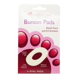 Carnation Bunion Pads, Αυτοκόλλητα Προστατευτικά για τα Δάκτυλα των Ποδιών,4 τεμάχια