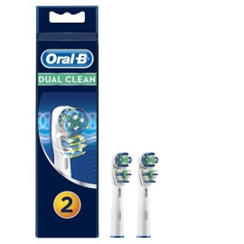 OralB Dual Clean Ανταλλακτικά Βουρτσάκια, 2 τμχ