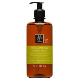 Apivita Frequent Use Shampoo Απαλό Σαμπουάν για Καθημερινή Χρήση με Χαμομήλι & Μέλι, για Όλους τους Τύπους Μαλλιών, 500ml