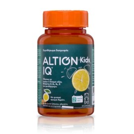 Altion Kids IQ Συμπλήρωμα Διατροφής με Ω3 λιπαρά οξέα, Βιταμίνες & ψευδάργυρο, 60 ζελεδάκια