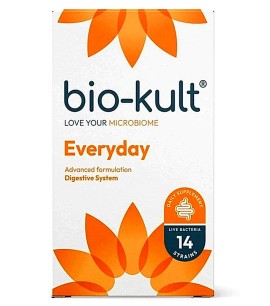 Bio-Kult Advanced Προηγμένη Φόρμουλα Προβιοτικών με 14 Στελέχη Φιλικών Βακτηρίων για την Πλήρη Ενίσχυση του Πεπτικού Συστήματος από τη Στοματική Κοιλότητα έως & το Παχύ Έντερο, 15caps