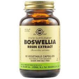 Solgar Boswellia Resin Extract Συμπλήρωμα Διατροφής για Τόνωση της Υγείας των Αρθρώσεων & του Αναπνευστικού Συστήματος, 60veg.caps