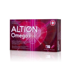 Altion Omega Συμπλήρωμα Διατροφής για τη φυσιολογική λειτουργία της καρδιάς, 30caps