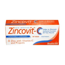 HEALTH AID ZINCOVIT-C μασώμενο 60tabs