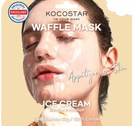 Kocostar Waffle Mask Ice Cream Μάσκα Προσώπου για Ευαίσθητες Επιδερμίδες, 38g